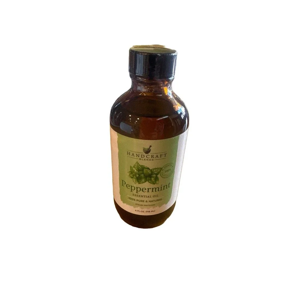Handcraft Blends Peppermint Essential Oil  Huge 4 Fl Oz  100% Pure and Natural